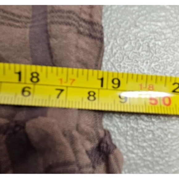 Free People Womens S Oversized Brown Plaid Prairie Edie Maxi Dress - Picture 9 of 10